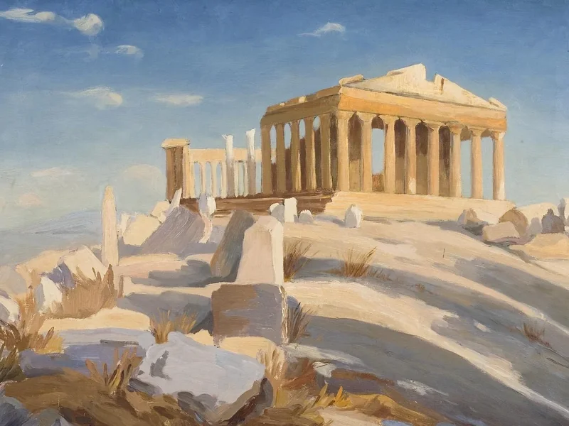 1869-Michail Filipovich Ivanov - Acropolis